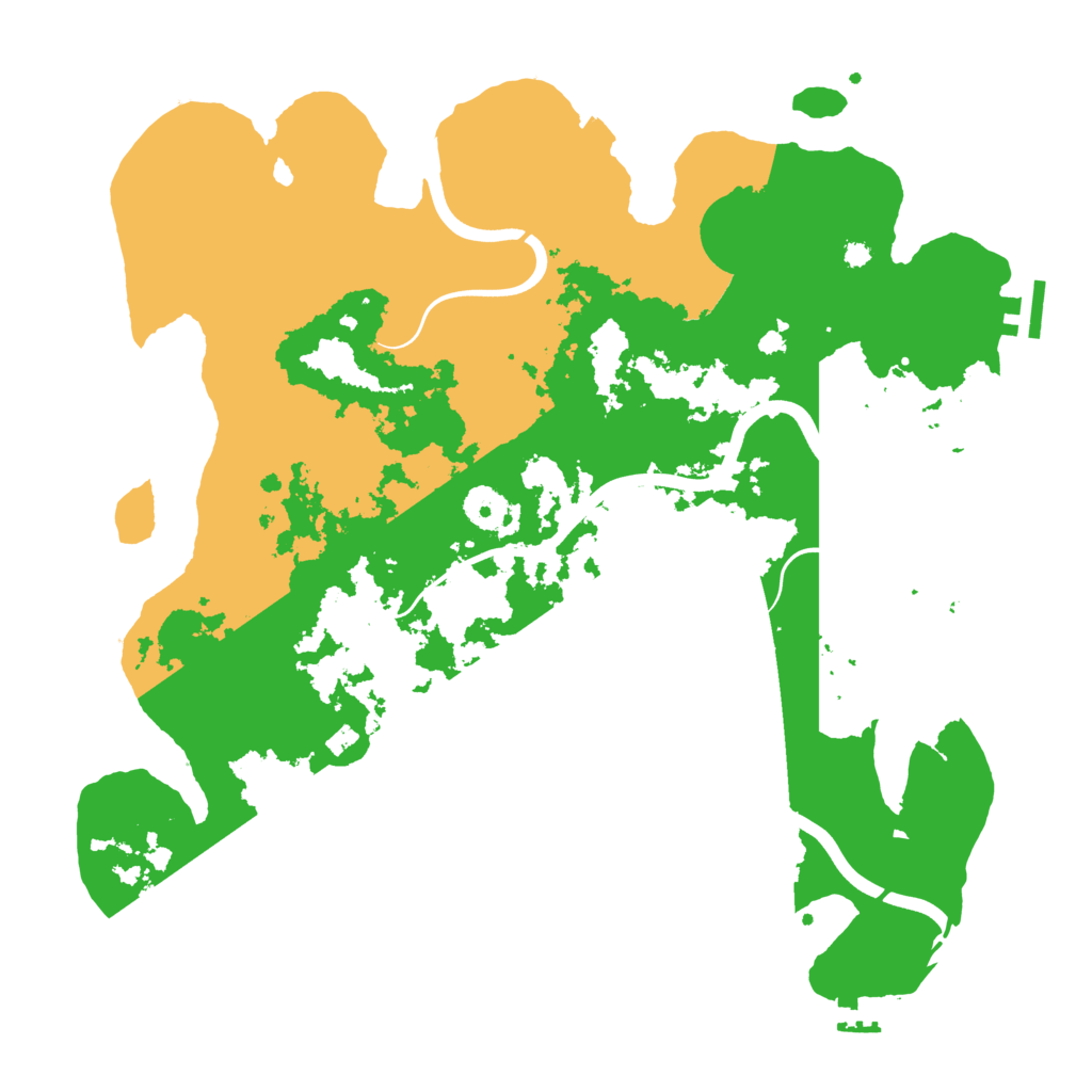 Biome Rust Map: Procedural Map, Size: 3800, Seed: 274823751