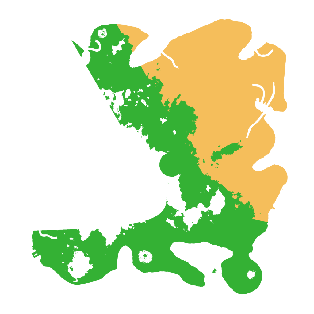Biome Rust Map: Procedural Map, Size: 3500, Seed: 667327198