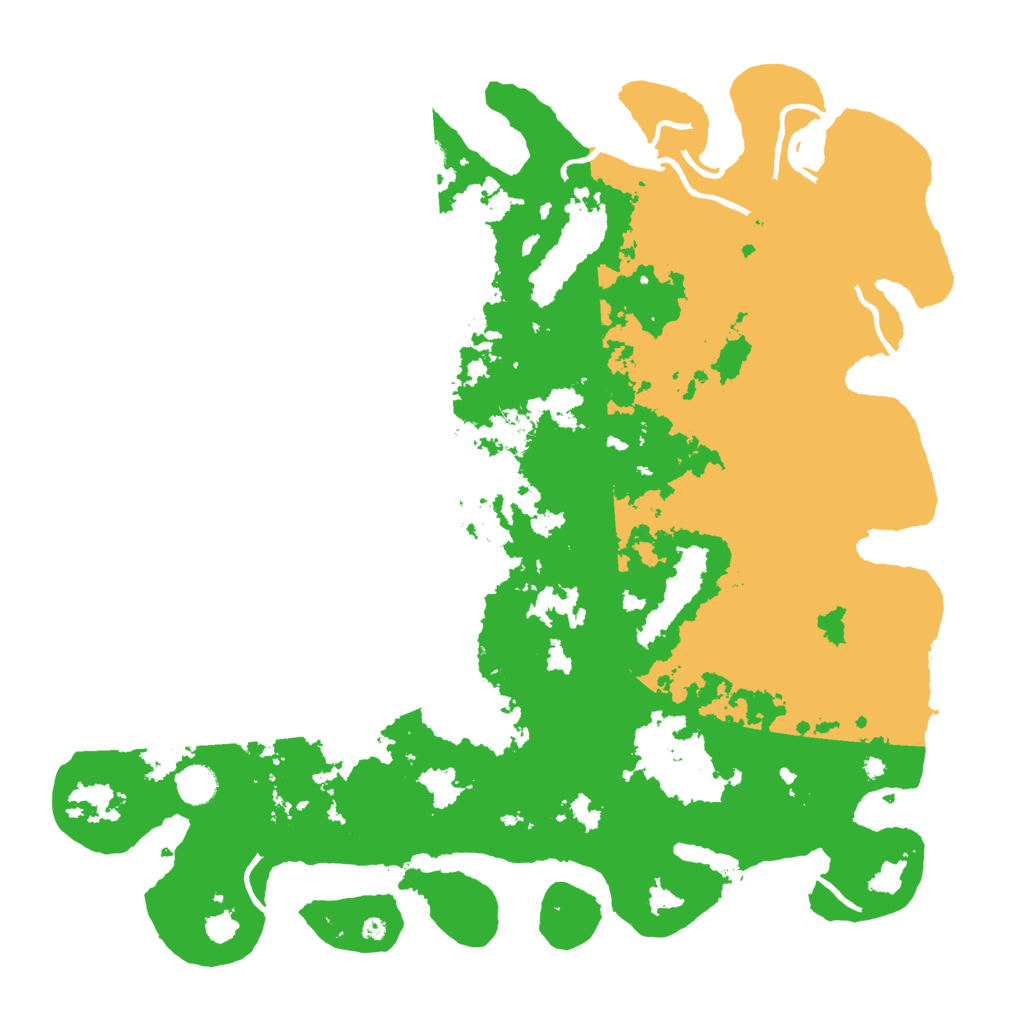 Biome Rust Map: Procedural Map, Size: 4500, Seed: 1013258421