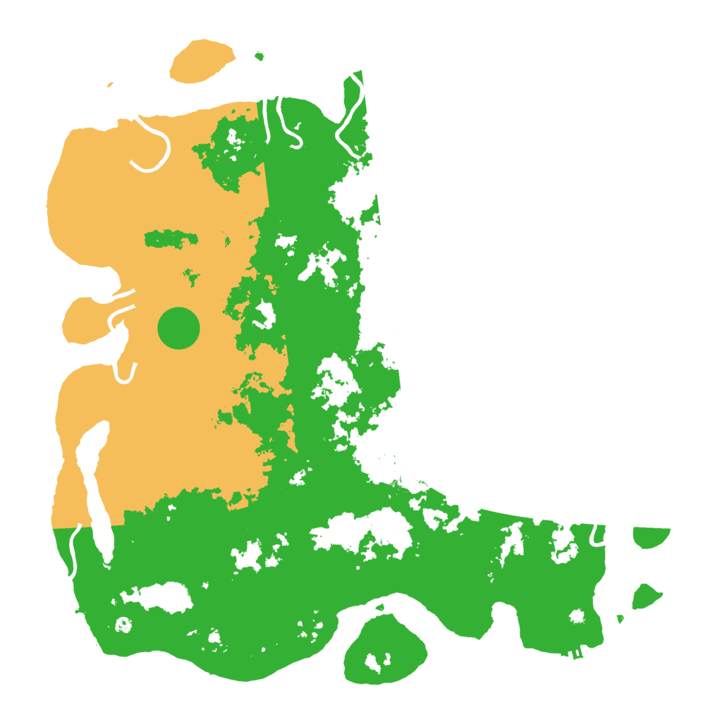 Biome Rust Map: Procedural Map, Size: 4500, Seed: 1023508782