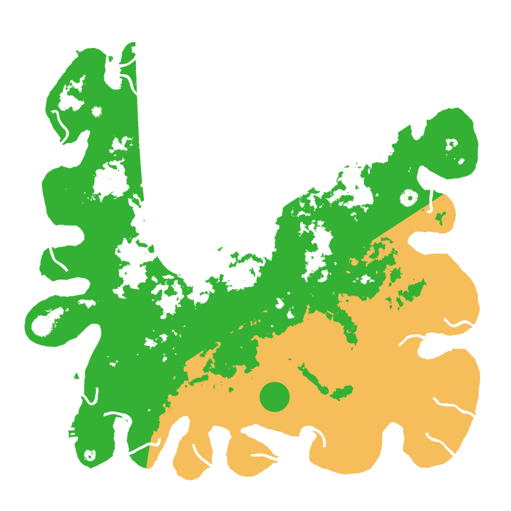 Biome Rust Map: Procedural Map, Size: 4500, Seed: 8310478