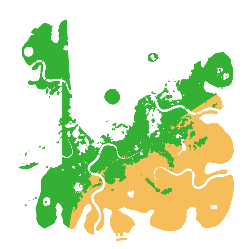 Biome Rust Map: Procedural Map, Size: 4500, Seed: 8310478