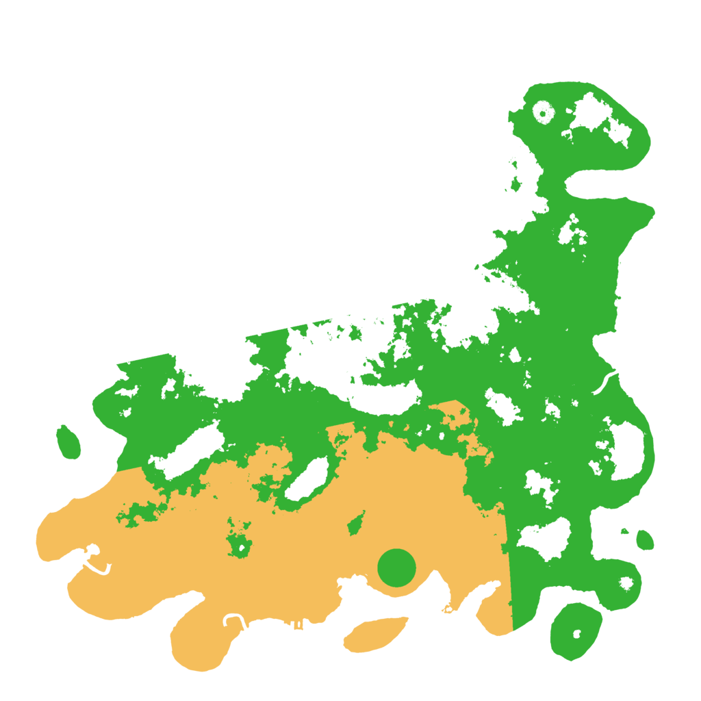 Biome Rust Map: Procedural Map, Size: 4800, Seed: 530124393