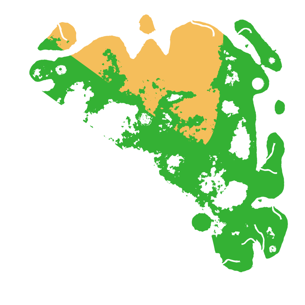 Biome Rust Map: Procedural Map, Size: 4500, Seed: 339200362