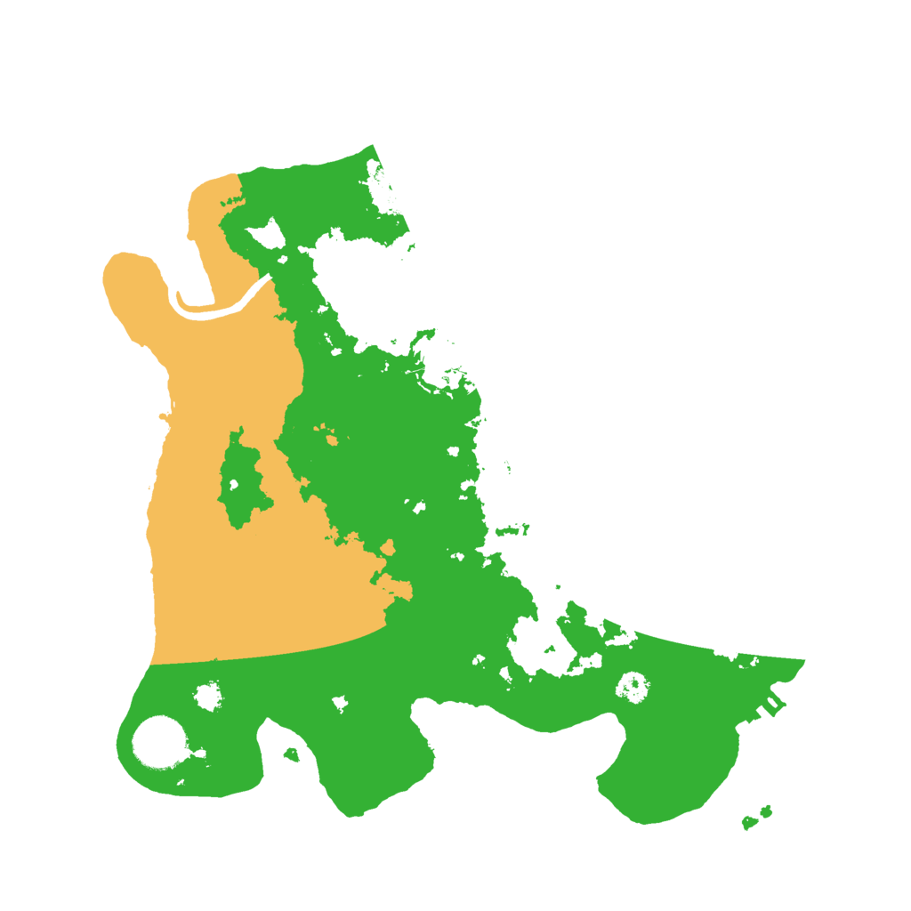 Biome Rust Map: Procedural Map, Size: 3000, Seed: 348500947
