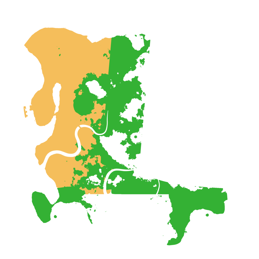 Biome Rust Map: Procedural Map, Size: 3500, Seed: 1728567770