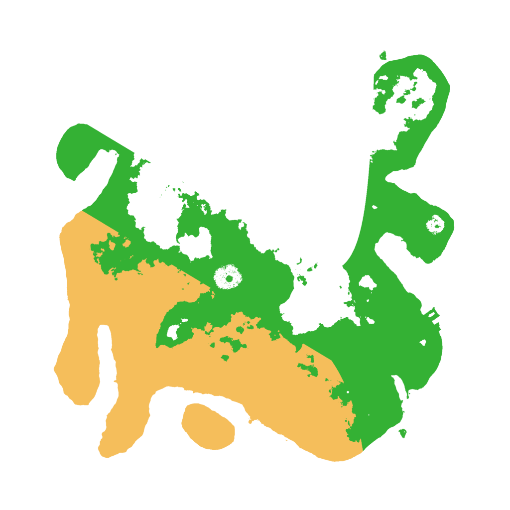 Biome Rust Map: Procedural Map, Size: 3000, Seed: 5796340