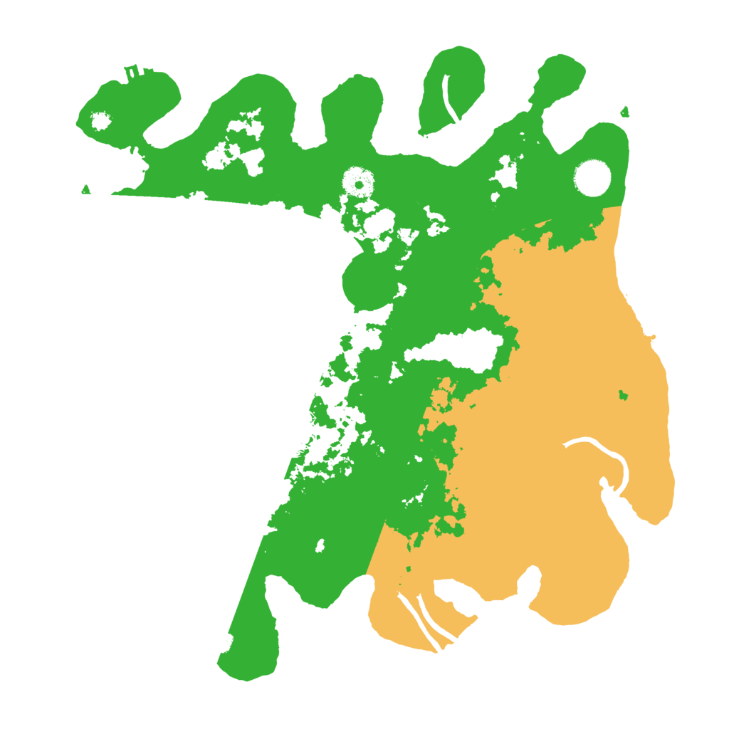 Biome Rust Map: Procedural Map, Size: 3500, Seed: 120825