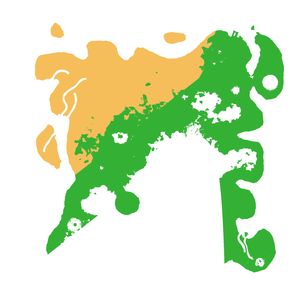 Biome Rust Map: Procedural Map, Size: 3500, Seed: 110142275