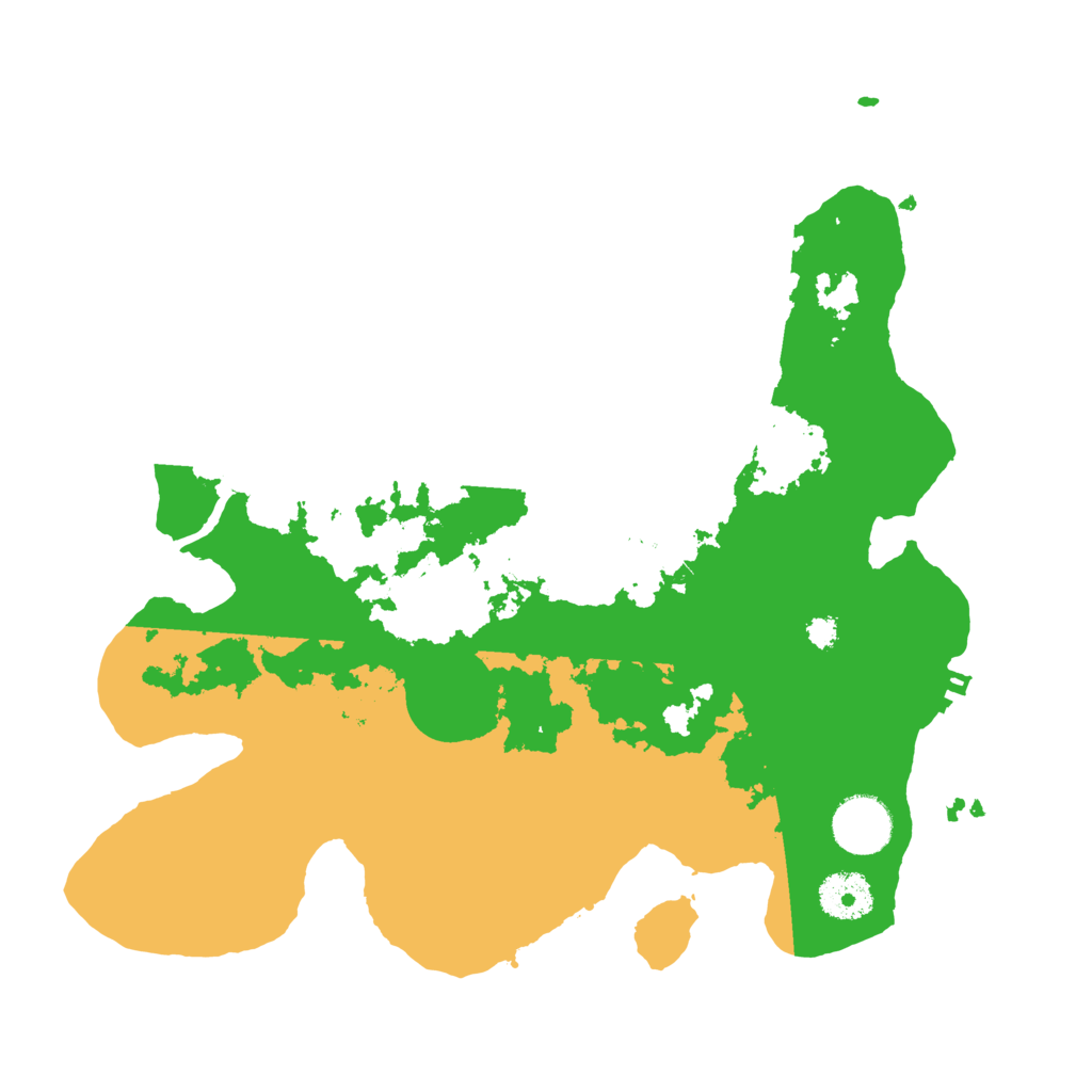 Biome Rust Map: Procedural Map, Size: 3250, Seed: 86174624