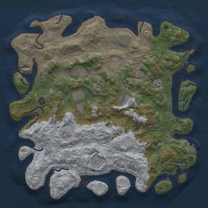 Thumbnail Rust Map: Procedural Map, Size: 4500, Seed: 2075784933, 18 Monuments
