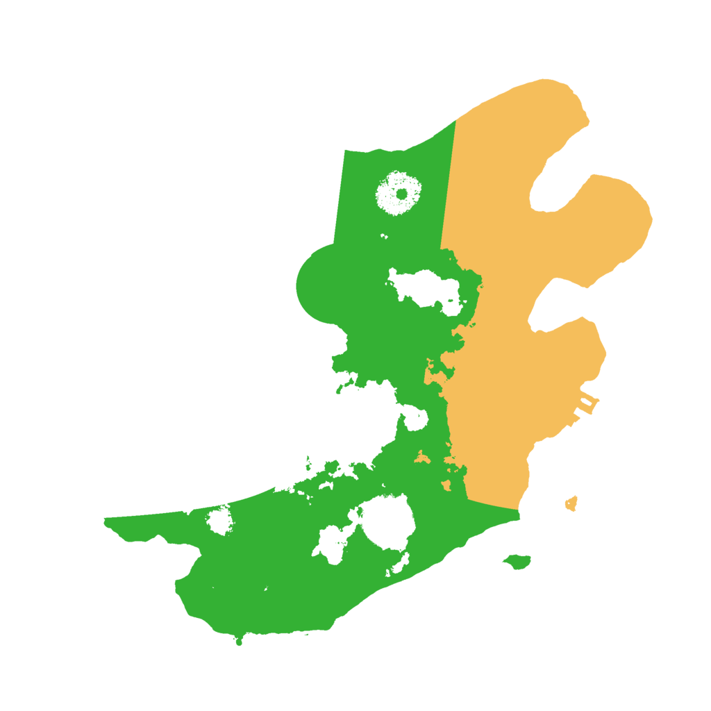 Biome Rust Map: Procedural Map, Size: 2500, Seed: 252470
