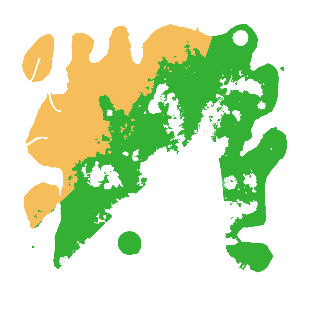 Biome Rust Map: Procedural Map, Size: 3500, Seed: 5464654
