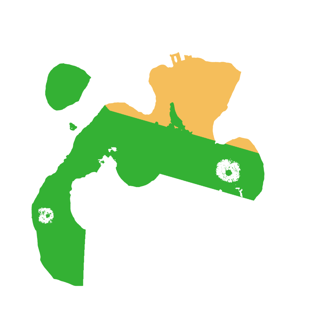 Biome Rust Map: Procedural Map, Size: 2000, Seed: 1443611771