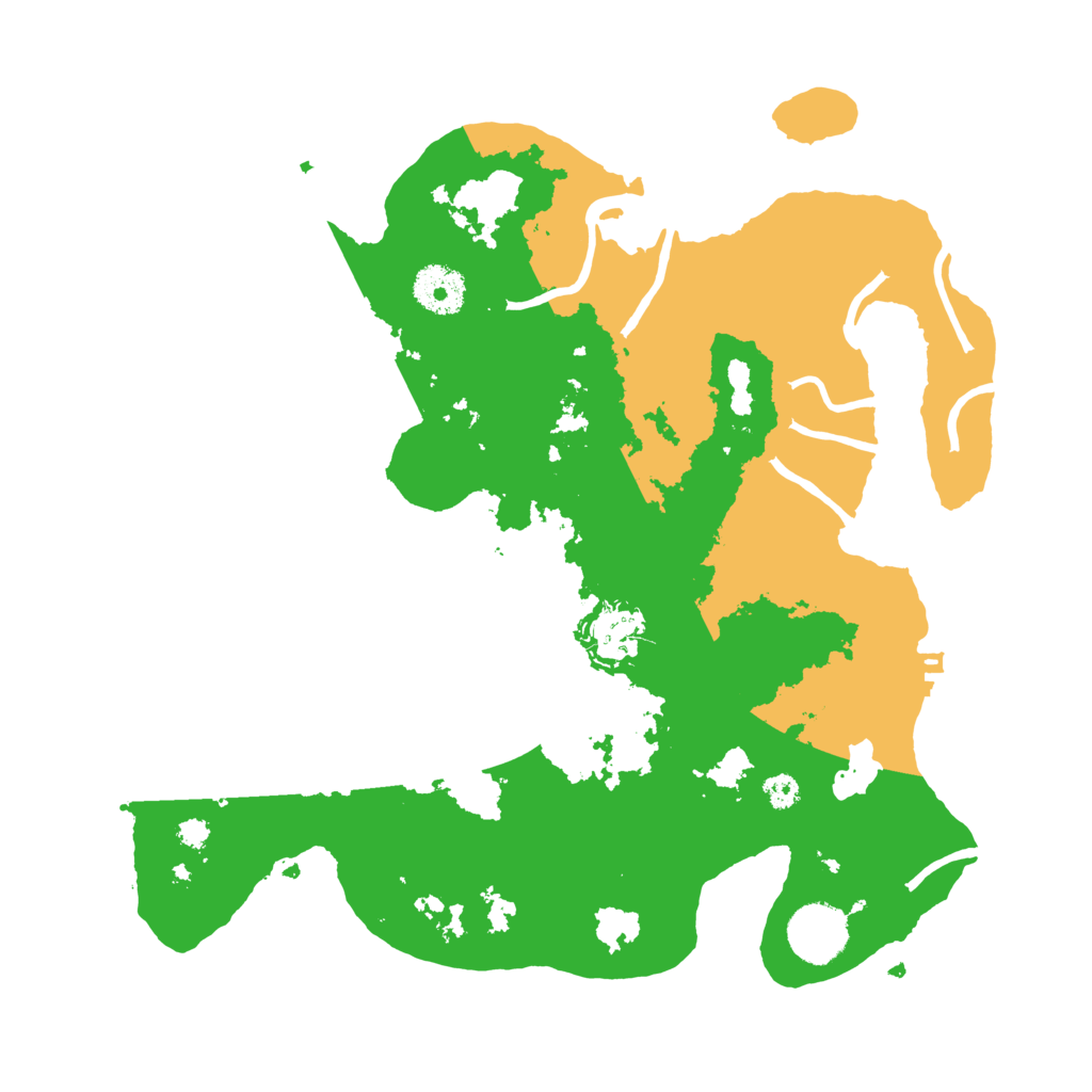 Biome Rust Map: Procedural Map, Size: 3260, Seed: 123456