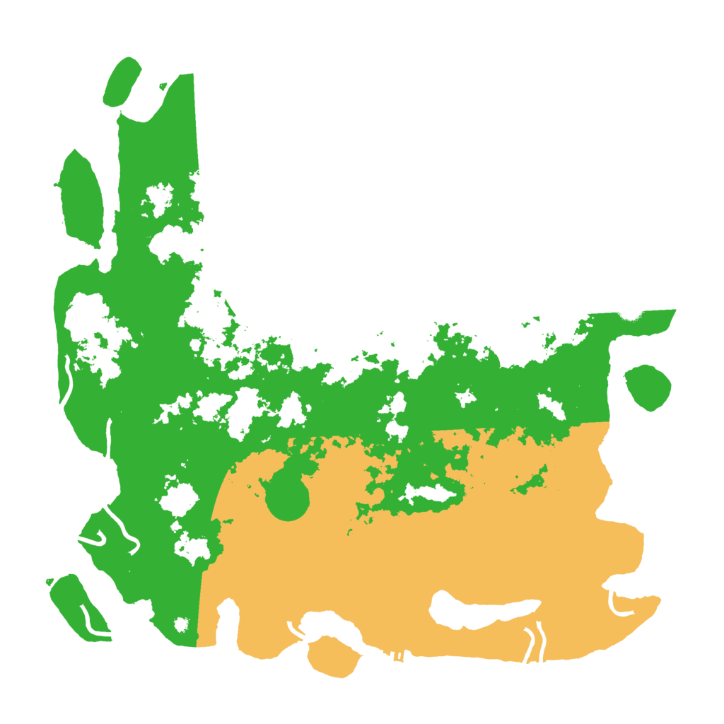 Biome Rust Map: Procedural Map, Size: 4500, Seed: 1395869823