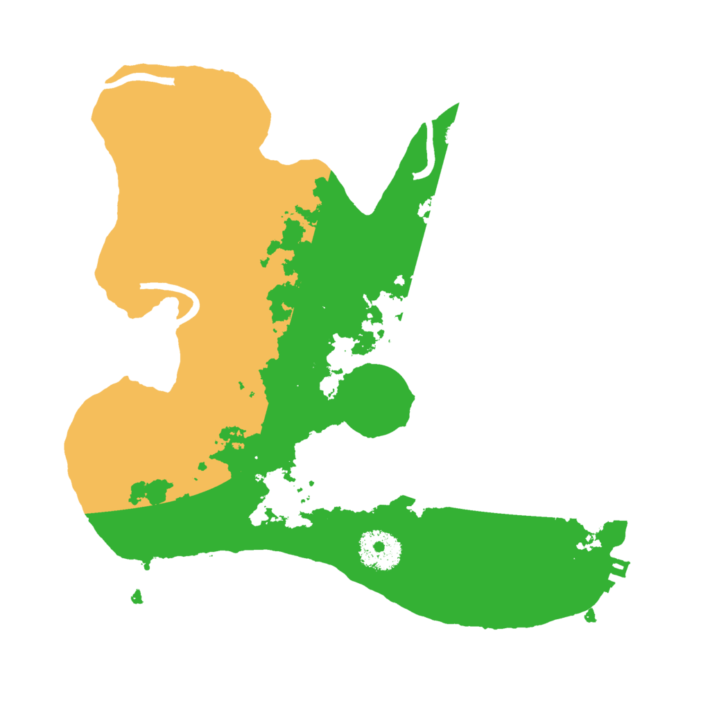 Biome Rust Map: Procedural Map, Size: 2600, Seed: 74632