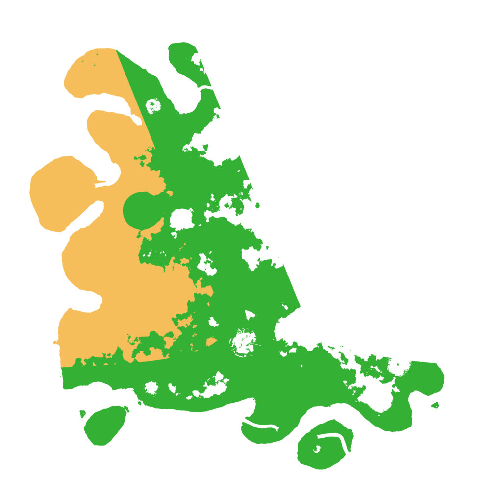 Biome Rust Map: Procedural Map, Size: 3500, Seed: 166045762