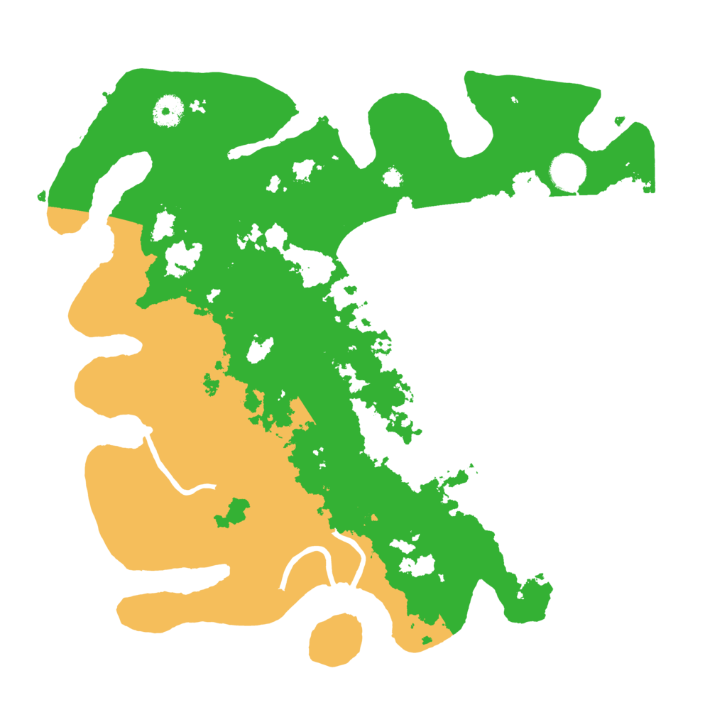 Biome Rust Map: Procedural Map, Size: 3500, Seed: 355368555