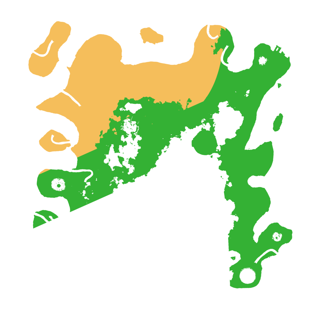 Biome Rust Map: Procedural Map, Size: 3500, Seed: 346445354