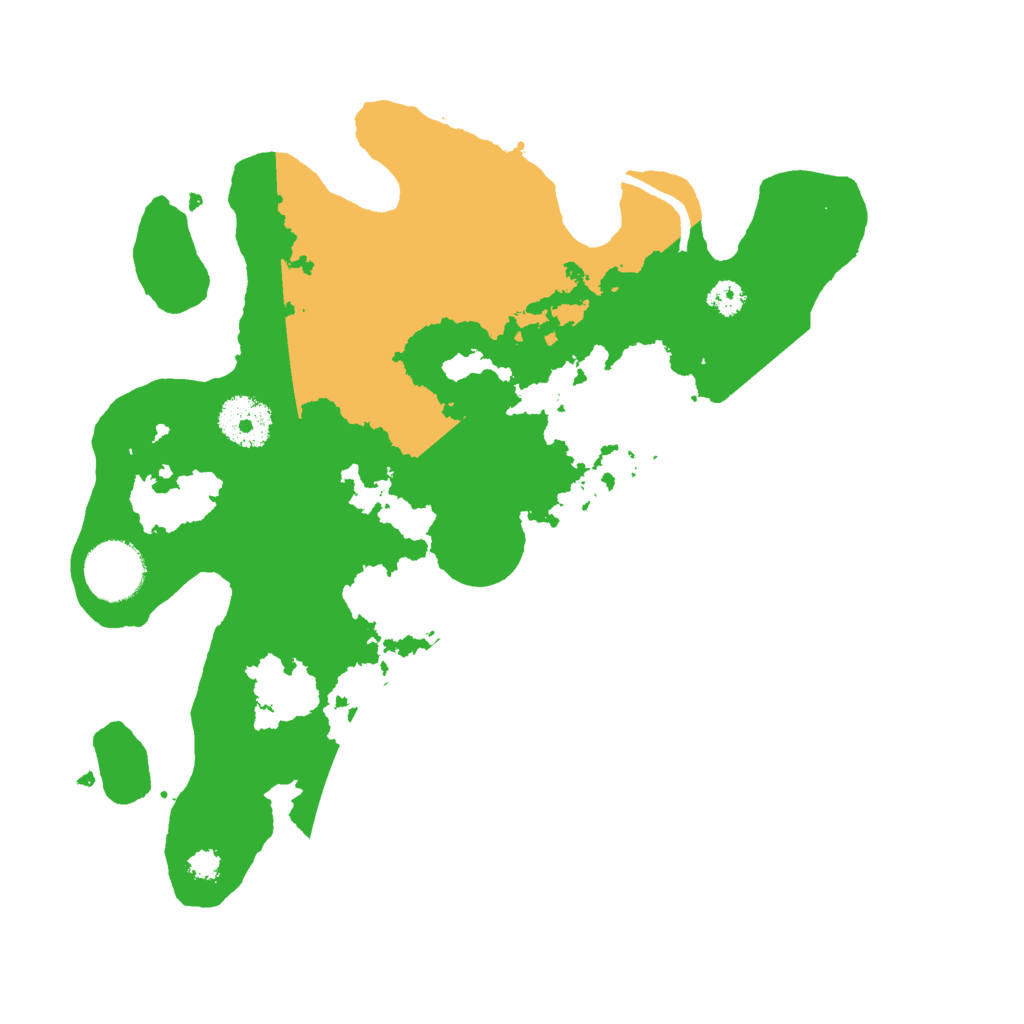 Biome Rust Map: Procedural Map, Size: 3000, Seed: 24532546