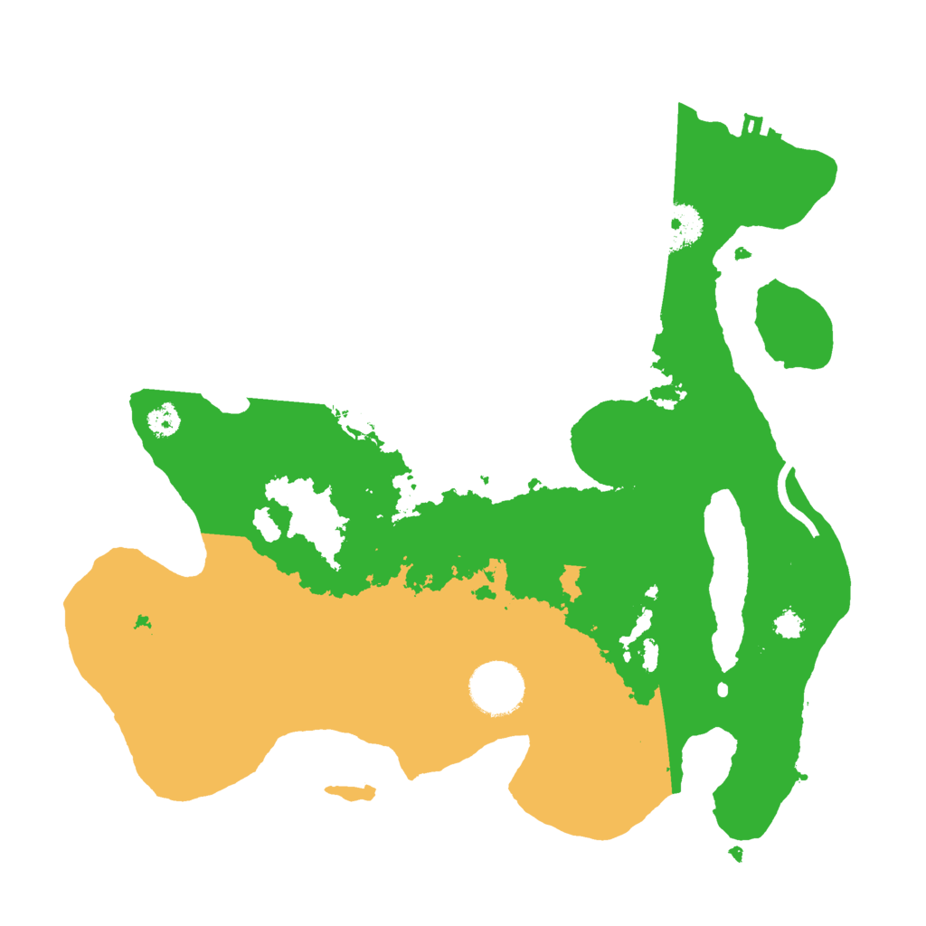 Biome Rust Map: Procedural Map, Size: 3000, Seed: 52167