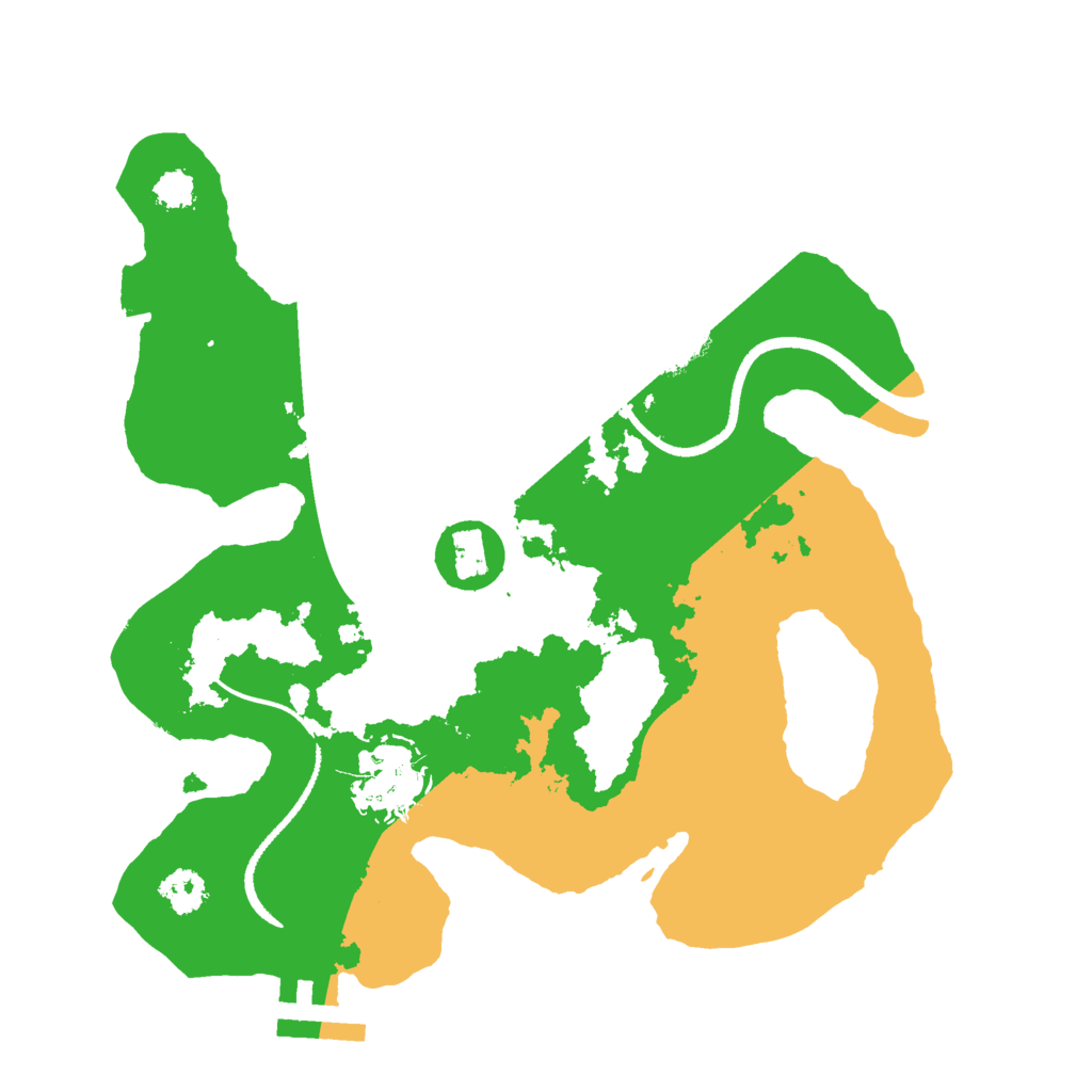 Biome Rust Map: Procedural Map, Size: 2500, Seed: 506564568