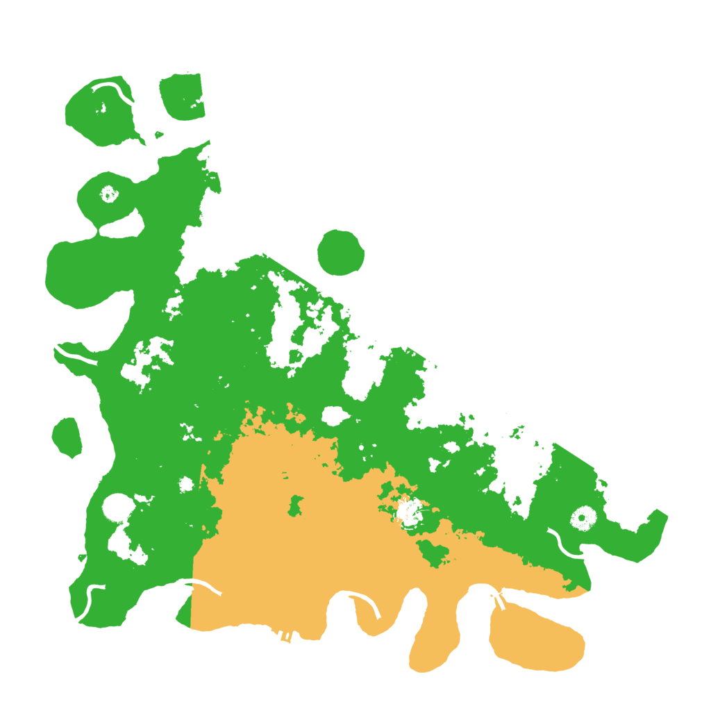 Biome Rust Map: Procedural Map, Size: 4300, Seed: 1605