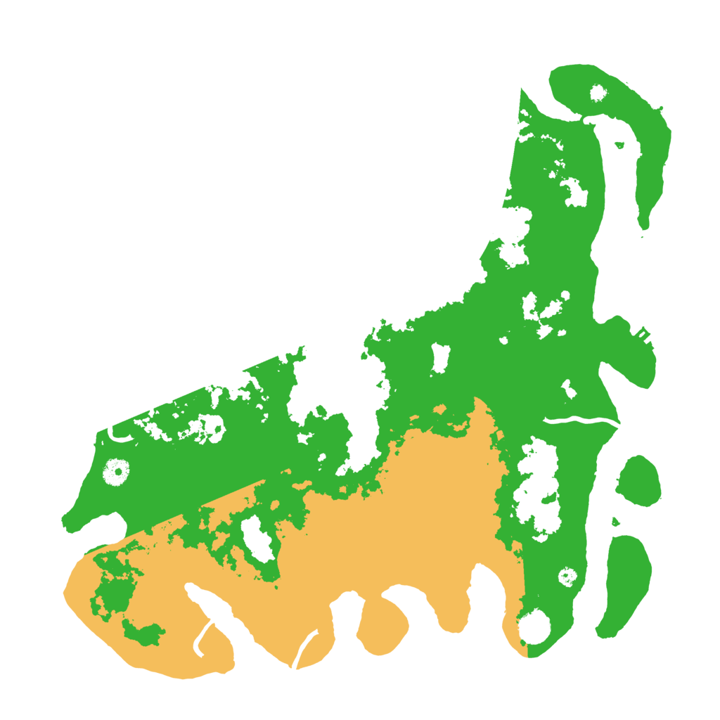 Biome Rust Map: Procedural Map, Size: 4050, Seed: 1238201997