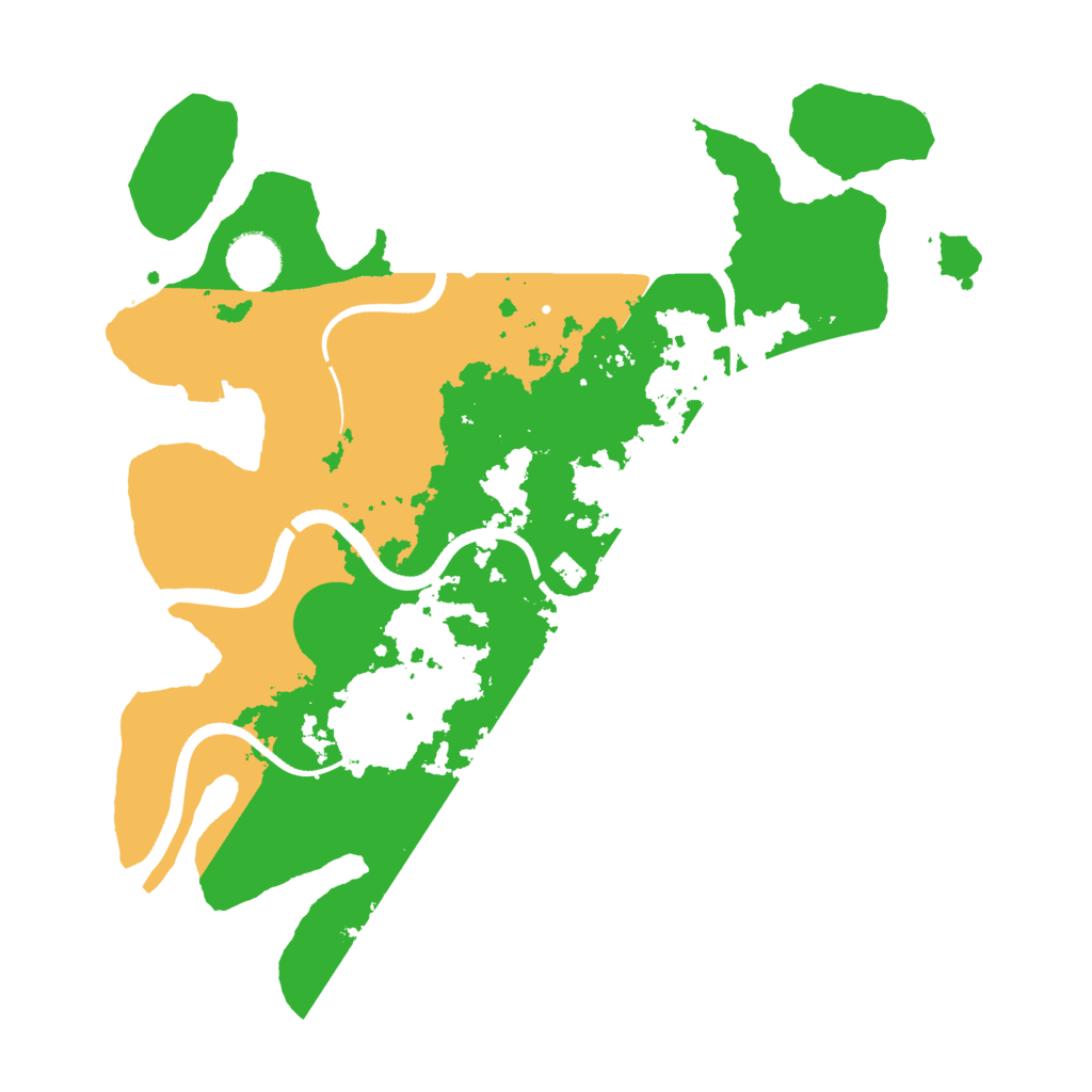 Biome Rust Map: Procedural Map, Size: 3500, Seed: 1188262964