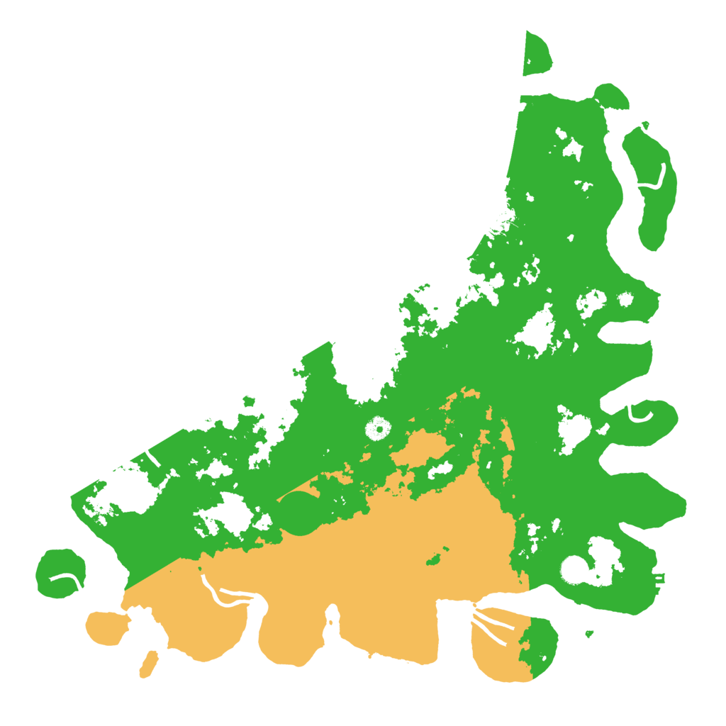 Biome Rust Map: Procedural Map, Size: 4500, Seed: 516982448