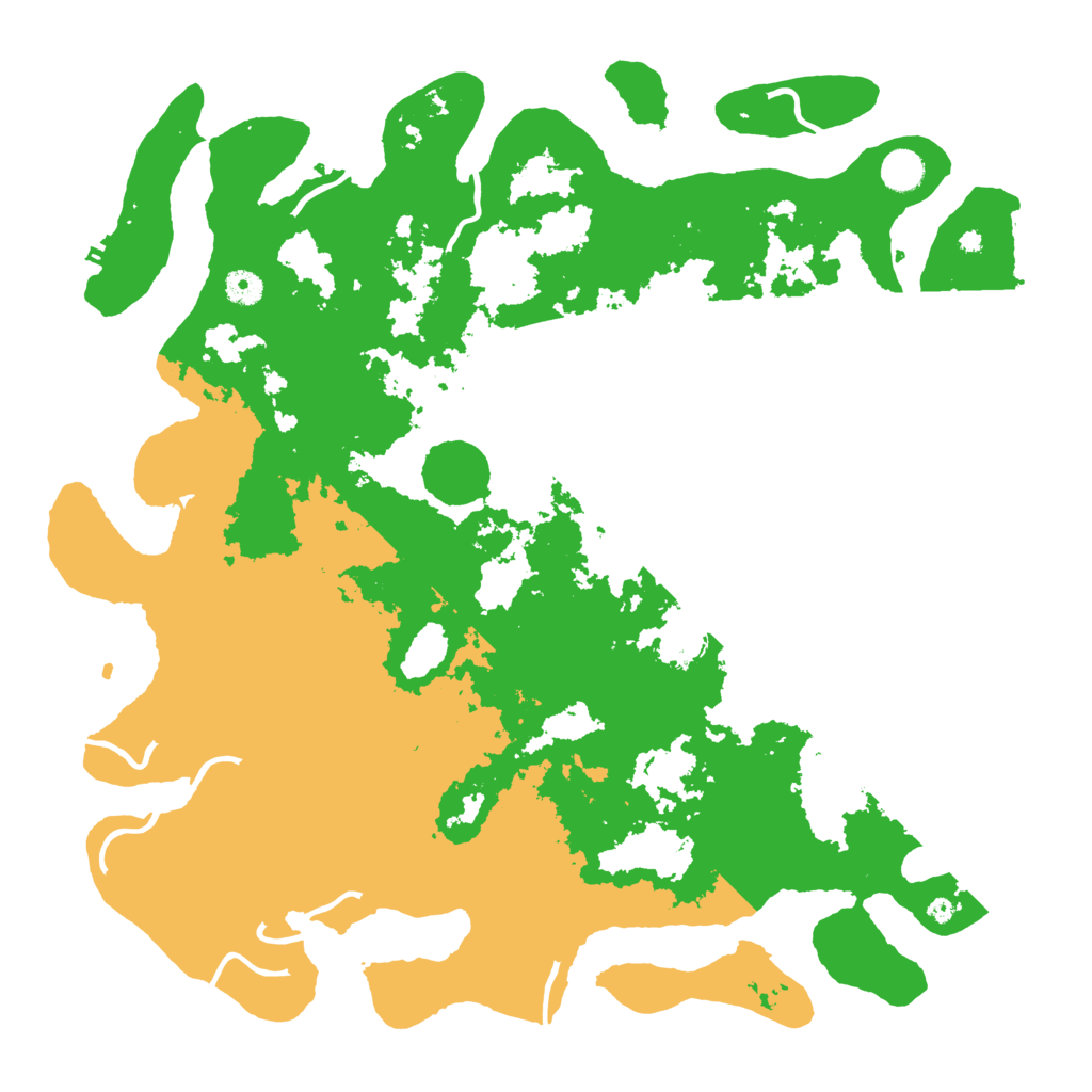Biome Rust Map: Procedural Map, Size: 4500, Seed: 1192
