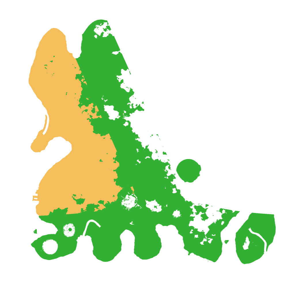 Biome Rust Map: Procedural Map, Size: 3500, Seed: 2090928861