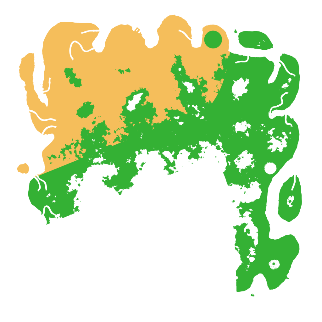 Biome Rust Map: Procedural Map, Size: 4800, Seed: 2135964295