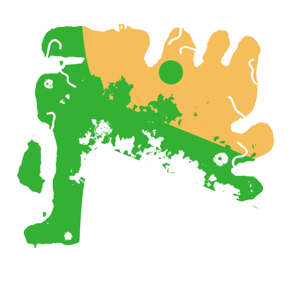 Biome Rust Map: Procedural Map, Size: 3250, Seed: 156841929