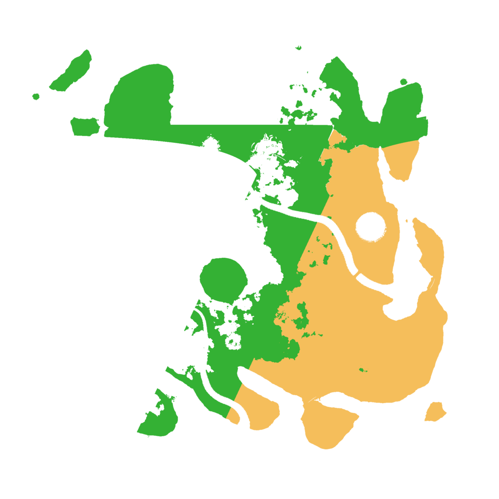Biome Rust Map: Procedural Map, Size: 3000, Seed: 509959590