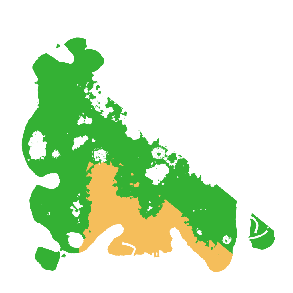 Biome Rust Map: Procedural Map, Size: 3501, Seed: 1988199949