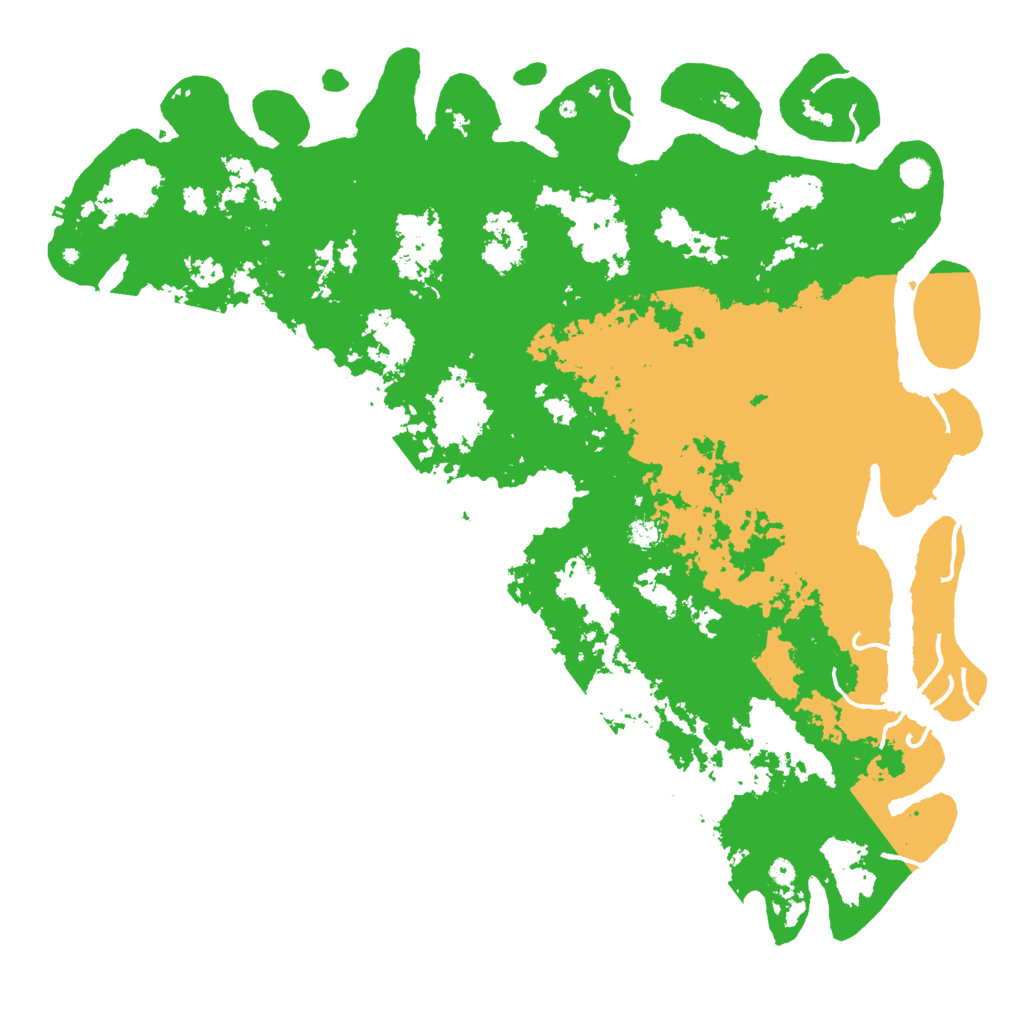Biome Rust Map: Procedural Map, Size: 6000, Seed: 65491984
