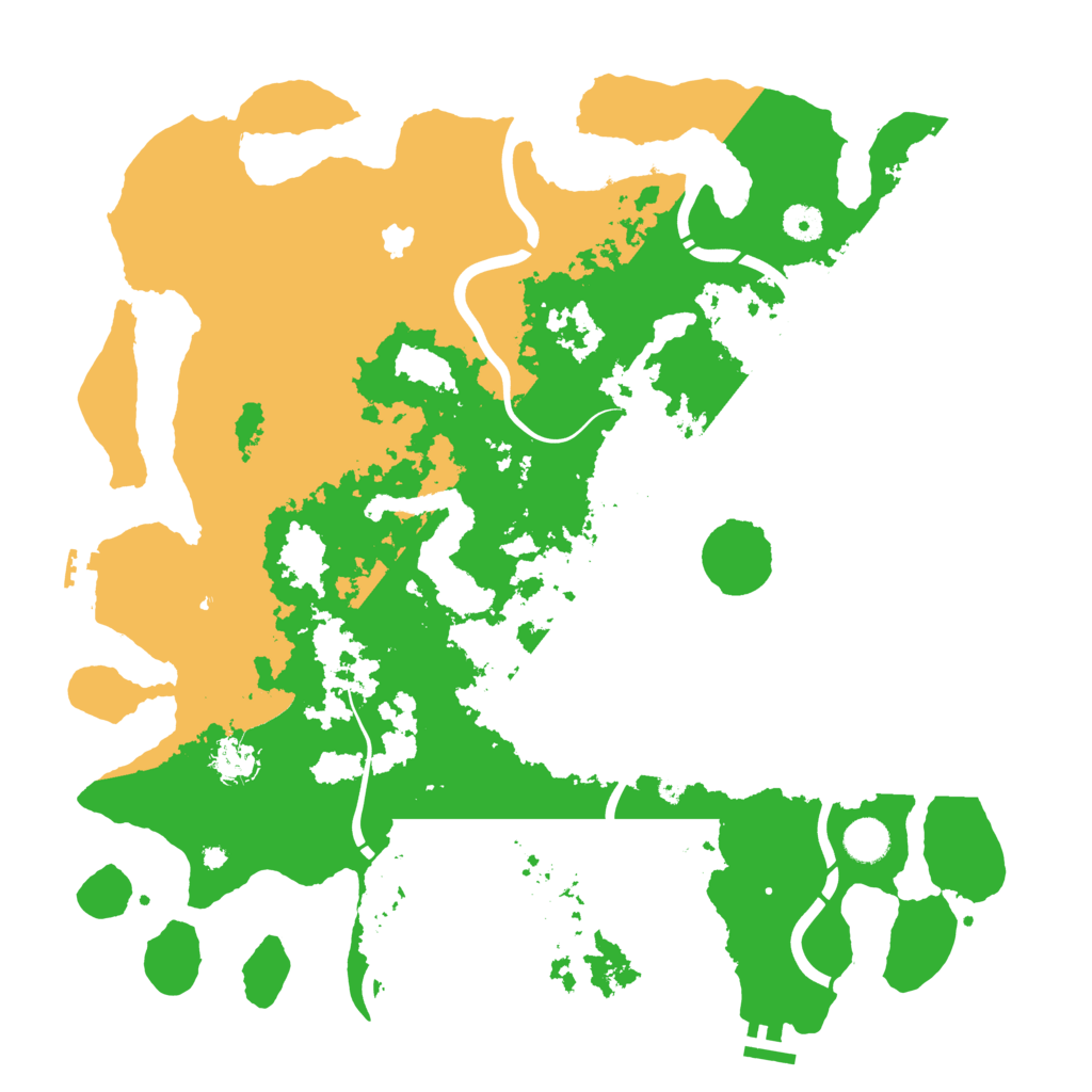 Biome Rust Map: Procedural Map, Size: 4250, Seed: 908232547