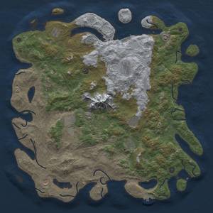 Thumbnail Rust Map: Procedural Map, Size: 5000, Seed: 447549679, 18 Monuments