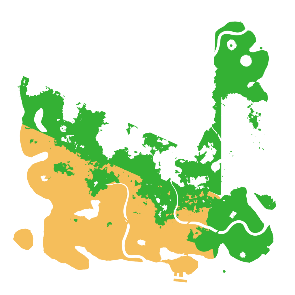 Biome Rust Map: Procedural Map, Size: 4500, Seed: 2777777