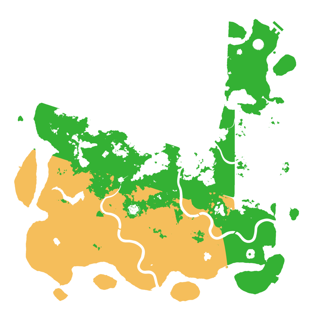 Biome Rust Map: Procedural Map, Size: 5000, Seed: 1378487323