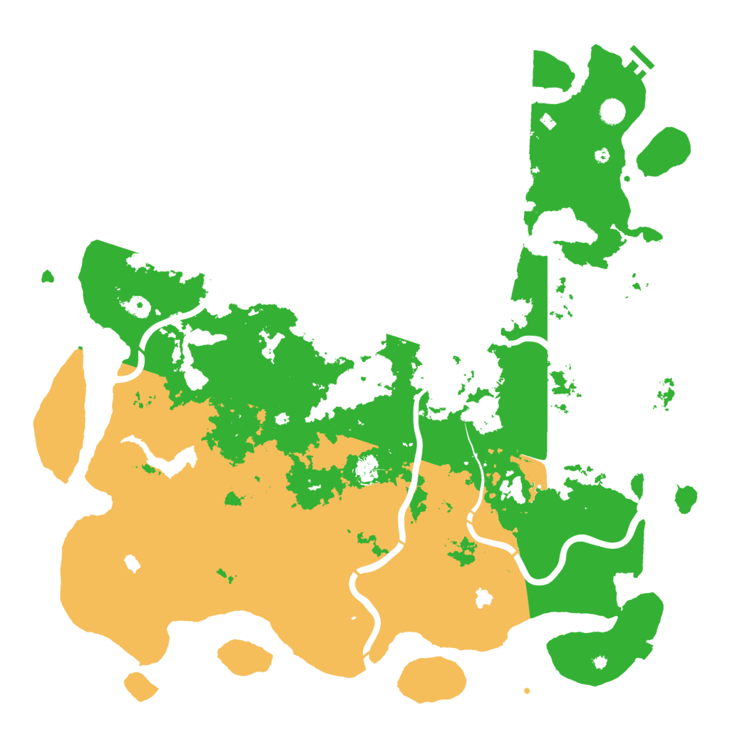 Biome Rust Map: Procedural Map, Size: 5000, Seed: 1378487323