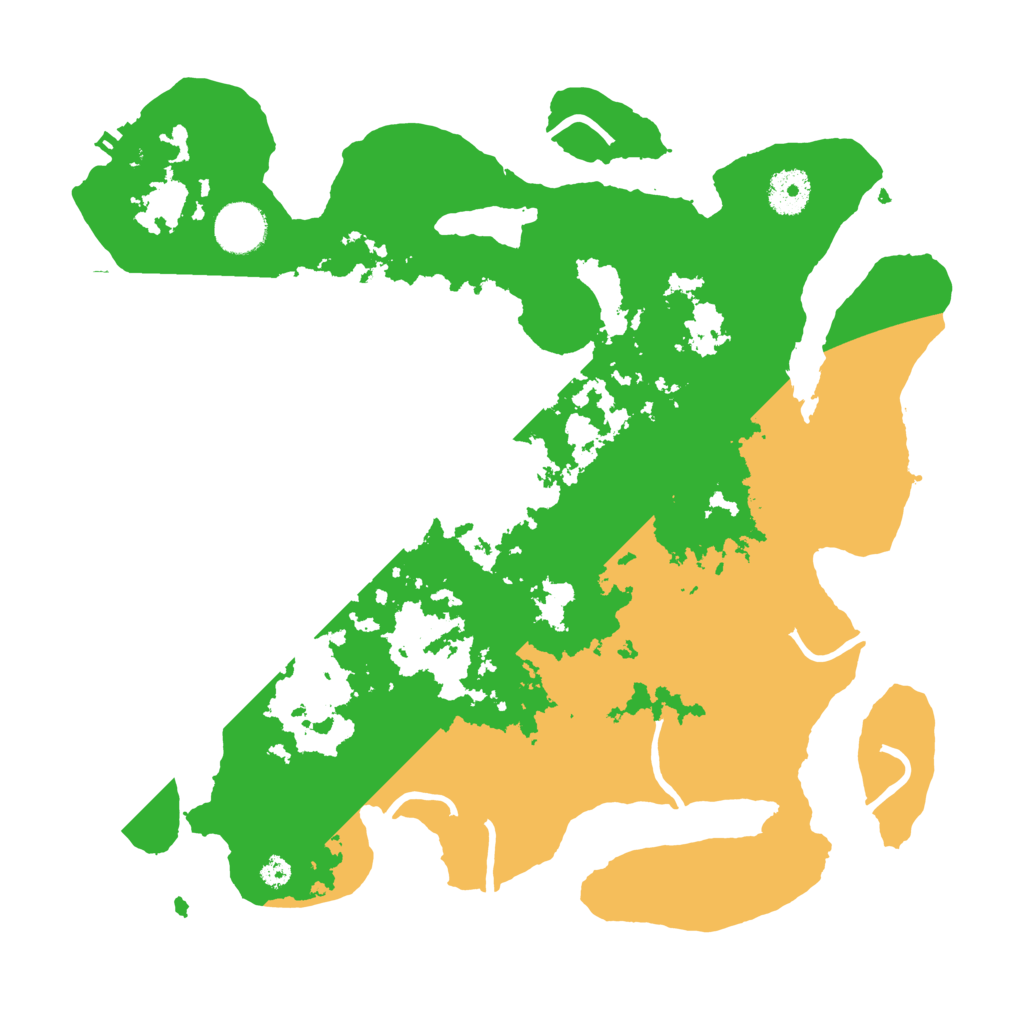 Biome Rust Map: Procedural Map, Size: 3500, Seed: 1779145814