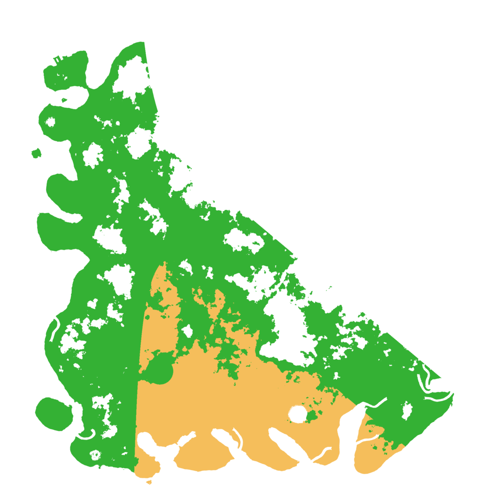 Biome Rust Map: Procedural Map, Size: 5000, Seed: 1381301688