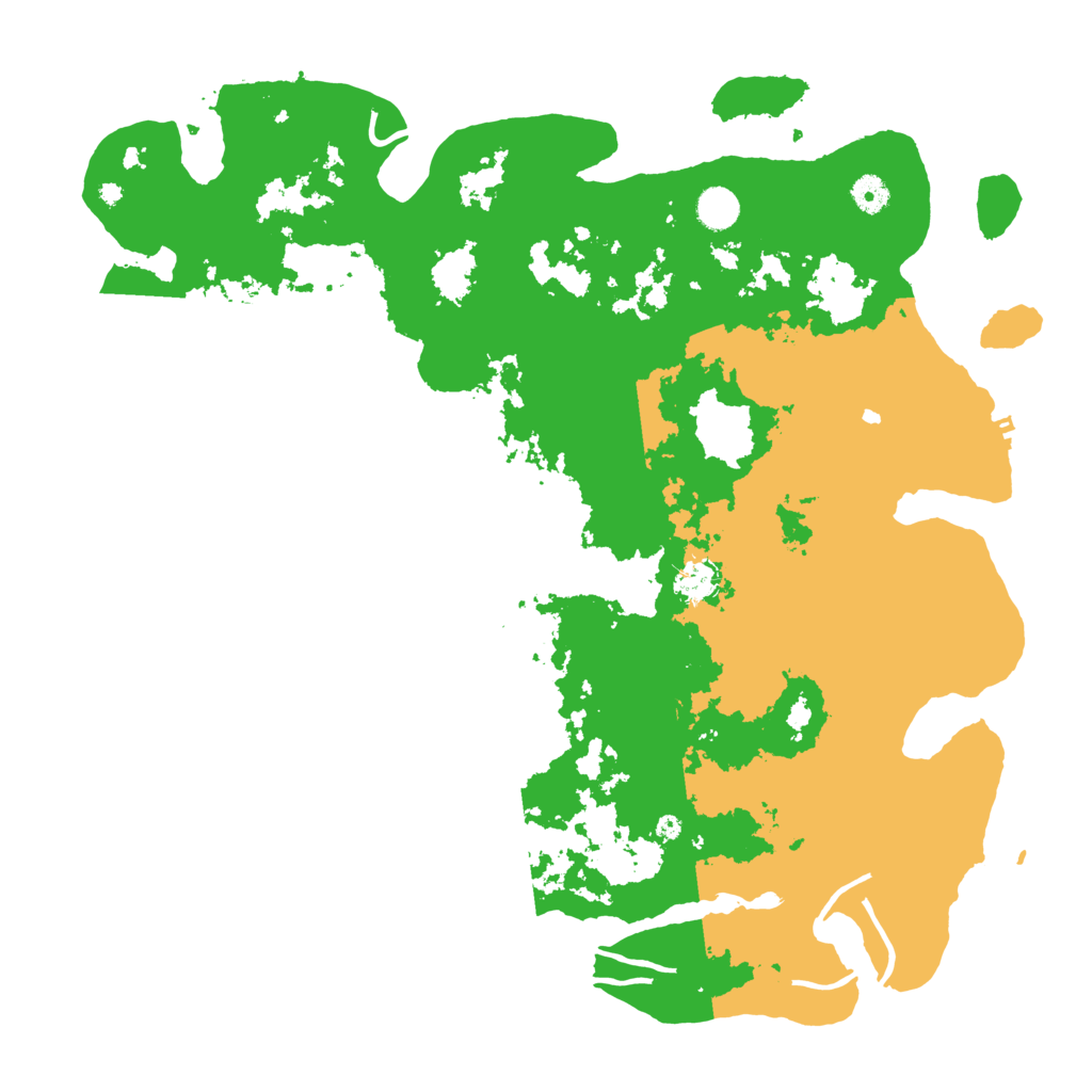 Biome Rust Map: Procedural Map, Size: 4500, Seed: 378479497