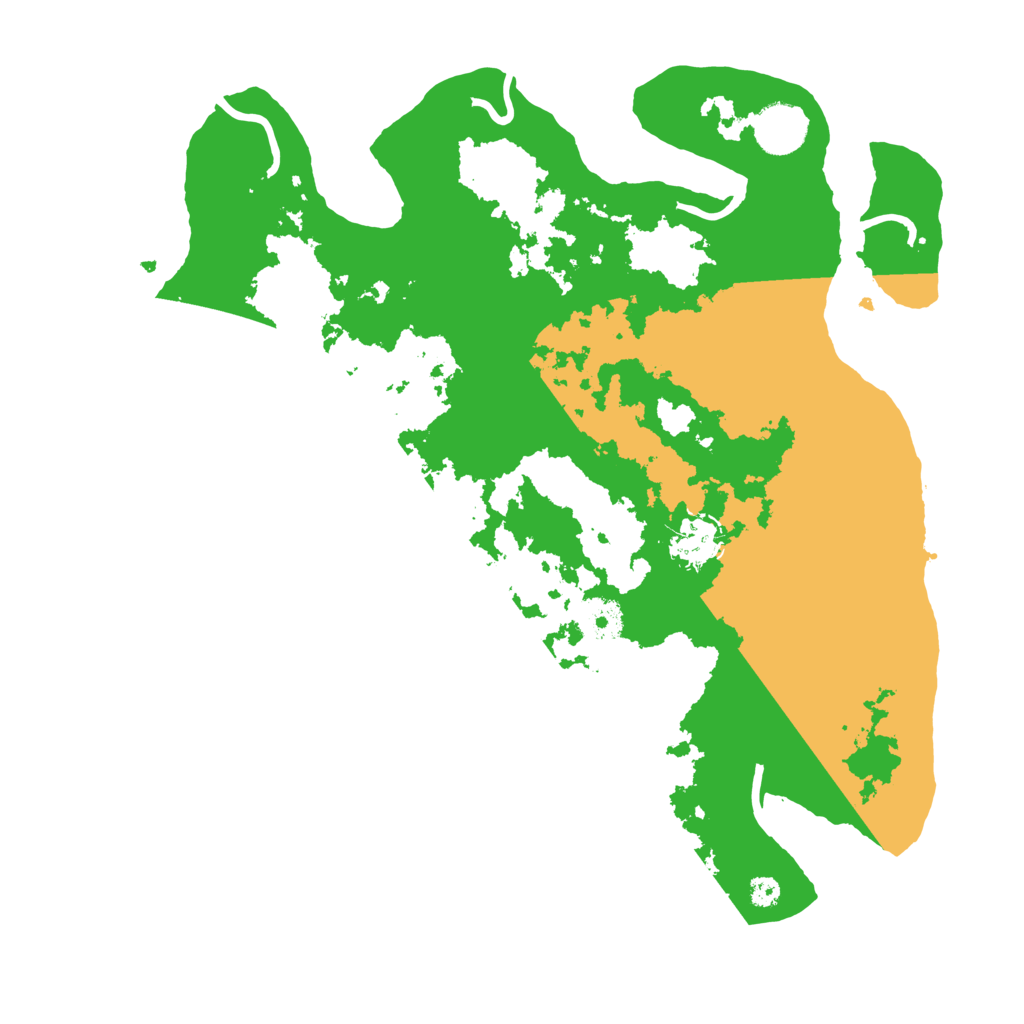 Biome Rust Map: Procedural Map, Size: 3500, Seed: 540941291