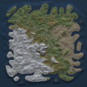 Thumbnail Rust Map: Procedural Map, Size: 5000, Seed: 1980765416, 18 Monuments