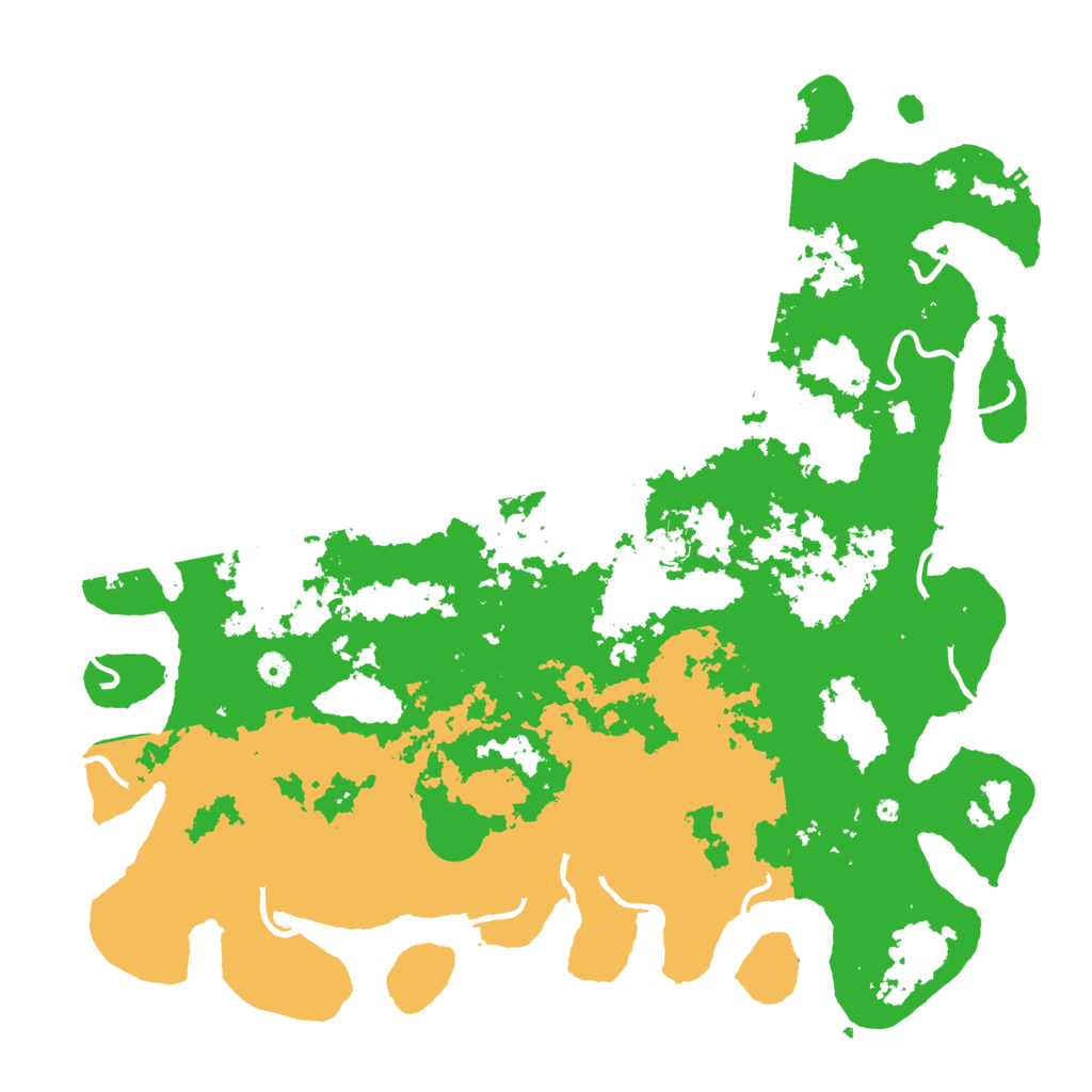 Biome Rust Map: Procedural Map, Size: 5000, Seed: 648543688