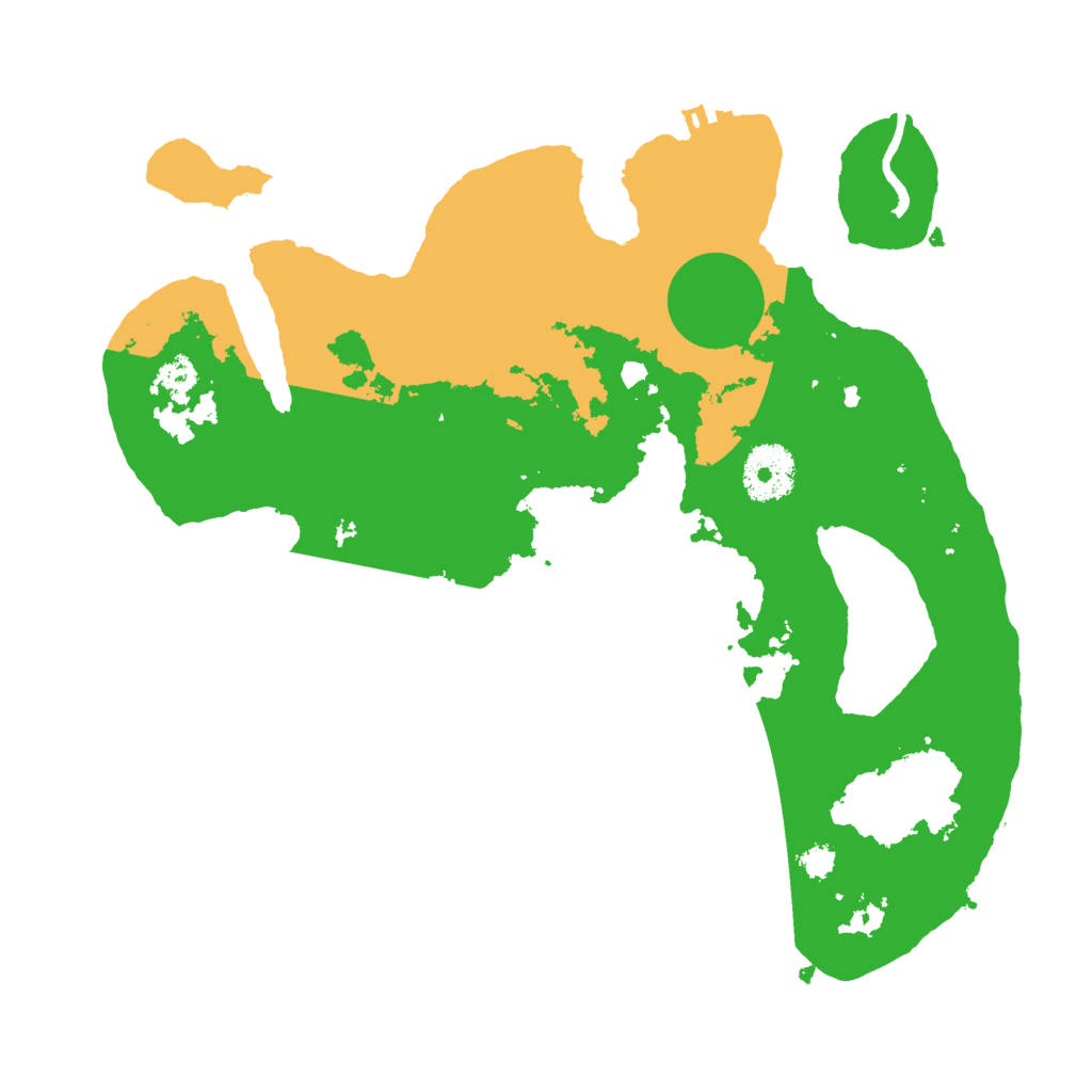 Biome Rust Map: Procedural Map, Size: 3000, Seed: 968299737